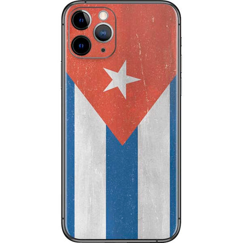 Cuban Flag Distressed iPhone 11 Pro Skin