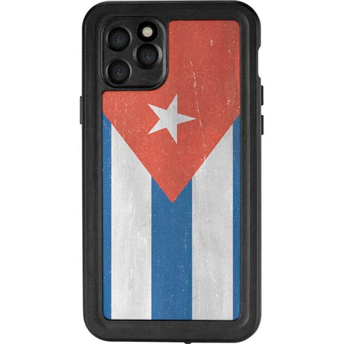 Cuban Flag Distressed iPhone 11 Pro Waterproof Case