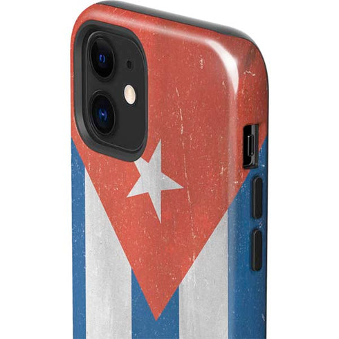 Cuban Flag Distressed iPhone 12 Impact Case