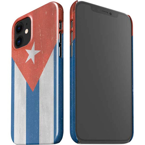 Cuban Flag Distressed iPhone 12 Mini Lite Case