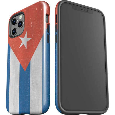Cuban Flag Distressed iPhone 12 Pro Impact Case
