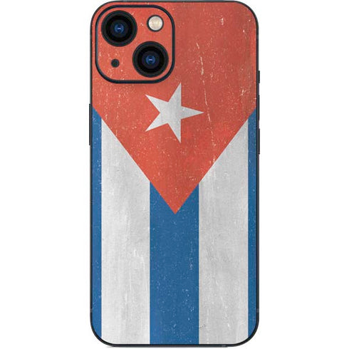 Cuban Flag Distressed iPhone 13 Mini Skin