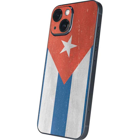 Cuban Flag Distressed iPhone 13 Mini Skin