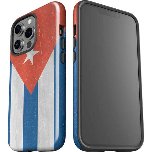 Cuban Flag Distressed iPhone 13 Pro Impact Case