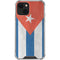 Cuban Flag Distressed iPhone 15 Plus Clear Case