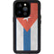 Cuban Flag Distressed iPhone 15 Pro Waterproof Case