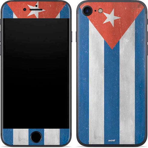 Cuban Flag Distressed iPhone 8 Skin