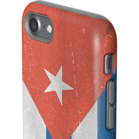 Cuban Flag Distressed iPhone SE (2nd & 3rd Gen) Pro Case