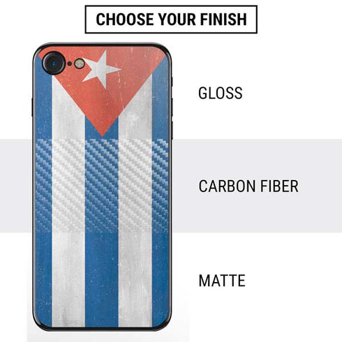 Cuban Flag Distressed iPhone SE (2nd & 3rd Gen) Skin