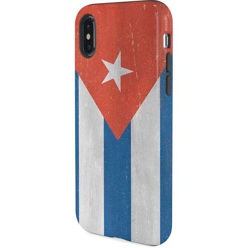 Cuban Flag Distressed iPhone X Pro Case