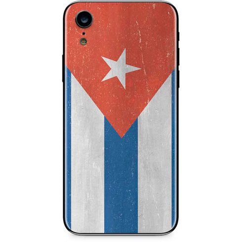 Cuban Flag Distressed iPhone XR Skin