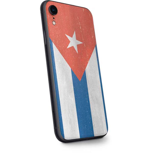 Cuban Flag Distressed iPhone XR Skin