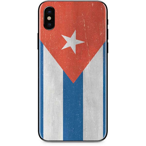 Cuban Flag Distressed iPhone XS Skin
