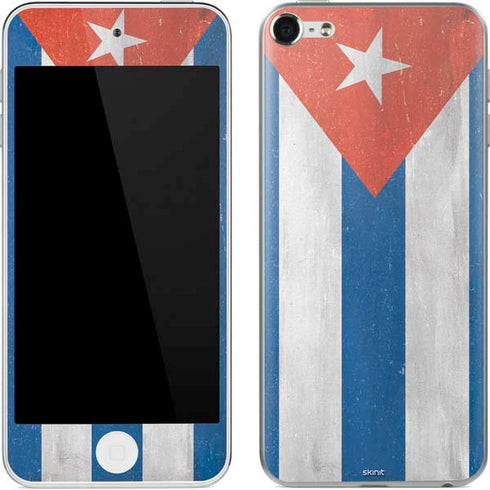 Cuban Flag Distressed Apple iPod Skin