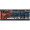 Cuban Flag Distressed K95 RGB PLATINUM Mechanical Gaming Keyboard Skin