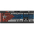 Cuban Flag Distressed K95 RGB PLATINUM Mechanical Gaming Keyboard Skin