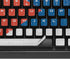 Cuban Flag Distressed K95 RGB PLATINUM Mechanical Gaming Keyboard Skin