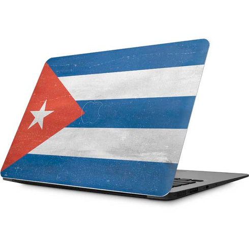 Cuban Flag Distressed Apple MacBook Skin