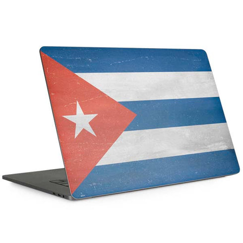 Cuban Flag Distressed Apple MacBook Pro 15-inch Skin