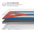 Cuban Flag Distressed MacBook Pro 16in (2021-25) Case plus Skin