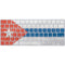 Cuban Flag Distressed Magic Keyboard Skin