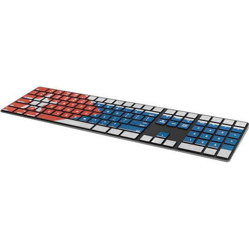 Cuban Flag Distressed Magic Keyboard with Numeric Keypad Skin