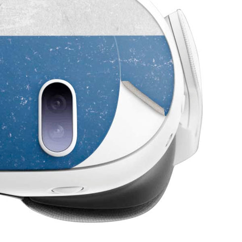 Cuban Flag Distressed Meta Quest 3 Skin