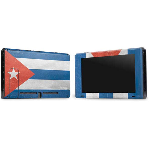 Cuban Flag Distressed Nintendo Switch Bundle Skin