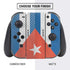 Cuban Flag Distressed Nintendo Switch Bundle Skin