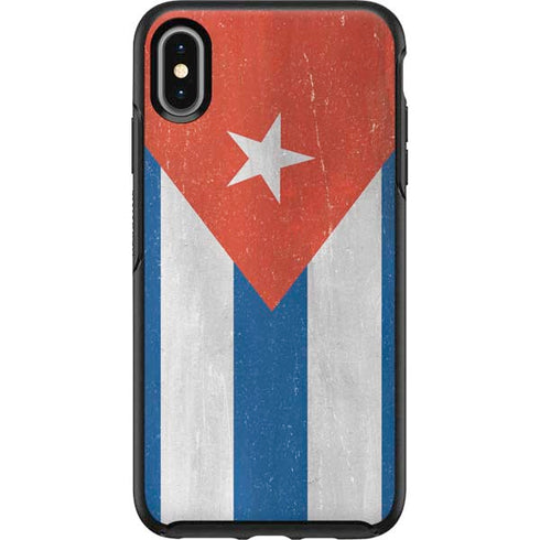 Cuban Flag Distressed Otterbox Symmetry iPhone Skin