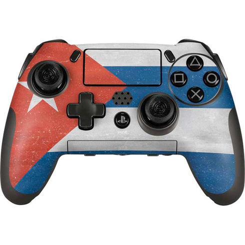 Cuban Flag Distressed PlayStation Scuf Vantage 2 Controller Skin