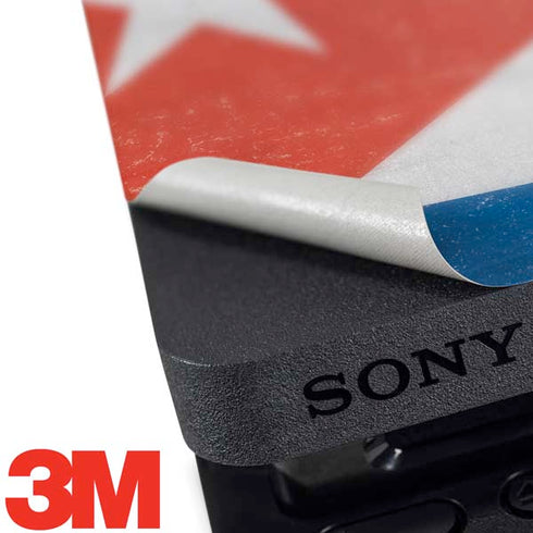 Cuban Flag Distressed PS4 Slim Bundle Skin
