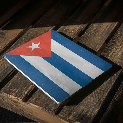 Cuban Flag Distressed Surface Laptop 2 Skin