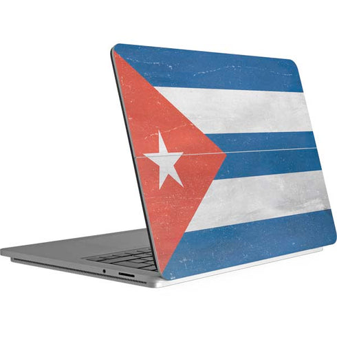 Cuban Flag Distressed Surface Laptop Studio Skin