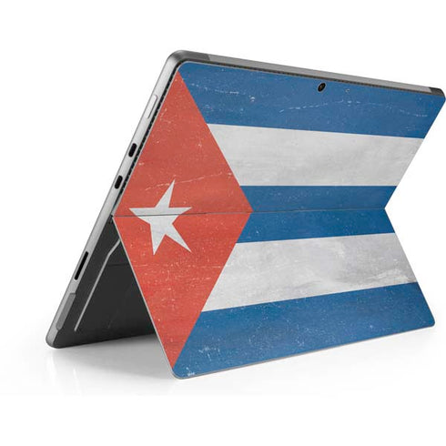 Cuban Flag Distressed Surface Pro 9 Skin