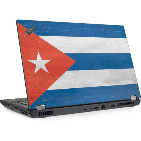 Cuban Flag Distressed Lenovo ThinkPad Skin