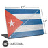 Cuban Flag Distressed Universal Laptop 16in (13 x 9.4in) Skin