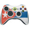 Cuban Flag Distressed Xbox 360 Wireless Controller Skin