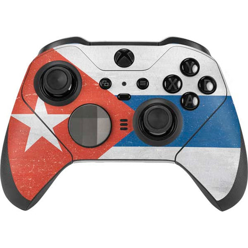 Cuban Flag Distressed Xbox Elite Wireless Controller Series 2 Skin