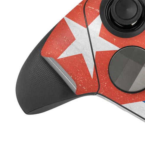 Cuban Flag Distressed Xbox Elite Wireless Controller Series 2 Skin