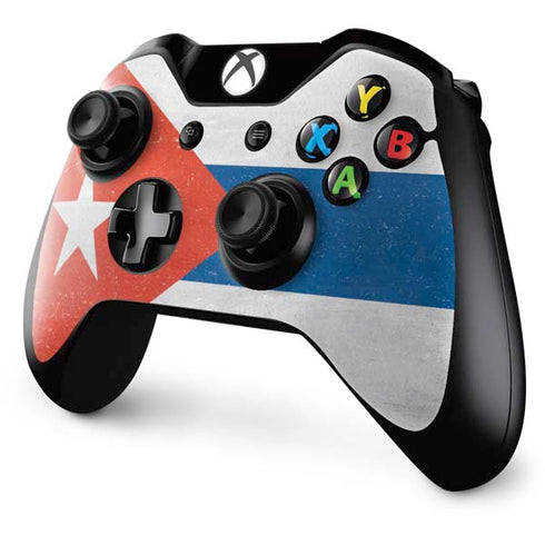 Cuban Flag Distressed Xbox One Controller Skin