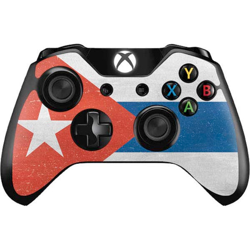 Cuban Flag Distressed Xbox One Controller Skin