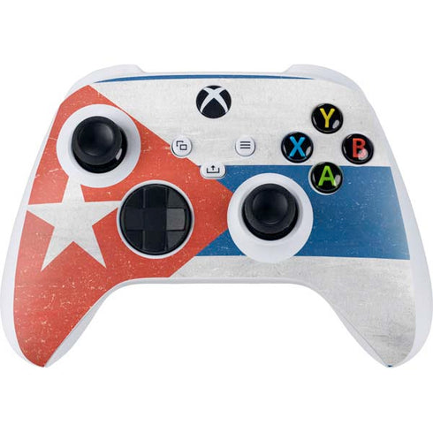 Cuban Flag Distressed Xbox Series S Controller Skin