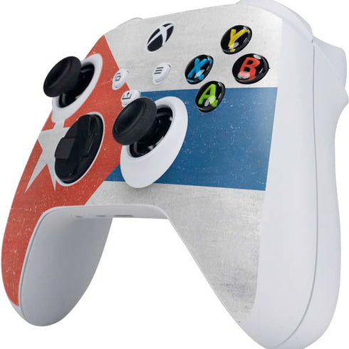 Cuban Flag Distressed Xbox Series S Controller Skin