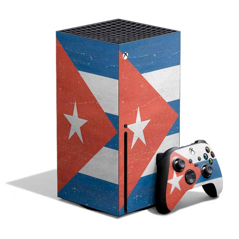 Cuban Flag Distressed Xbox Series X Bundle Skin
