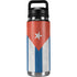 Cuban Flag Distressed YETI Rambler 26oz Bottle Skin