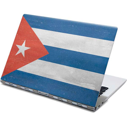 Cuban Flag Distressed Yoga 910 2-in-1 14in Touch-Screen Skin