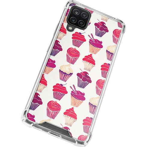 Cat Coq Cupcakes Galaxy A12 Clear Case