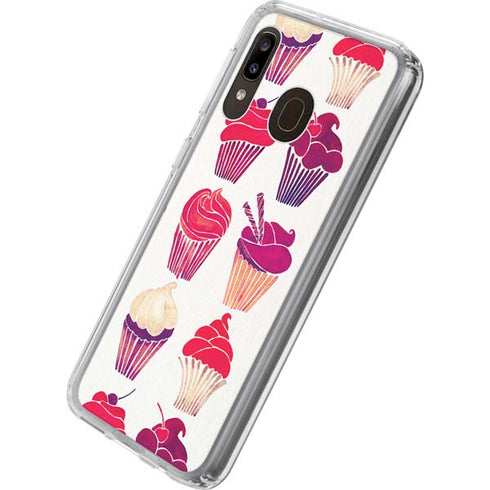 Cat Coq Cupcakes Galaxy A20 Clear Case