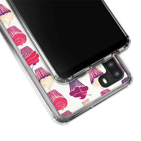Cat Coq Cupcakes Galaxy A21 Clear Case